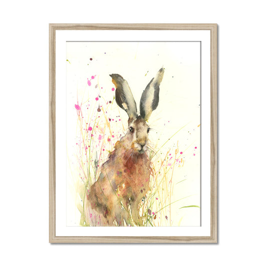 Original watercolour painting of a hare "Jasper"