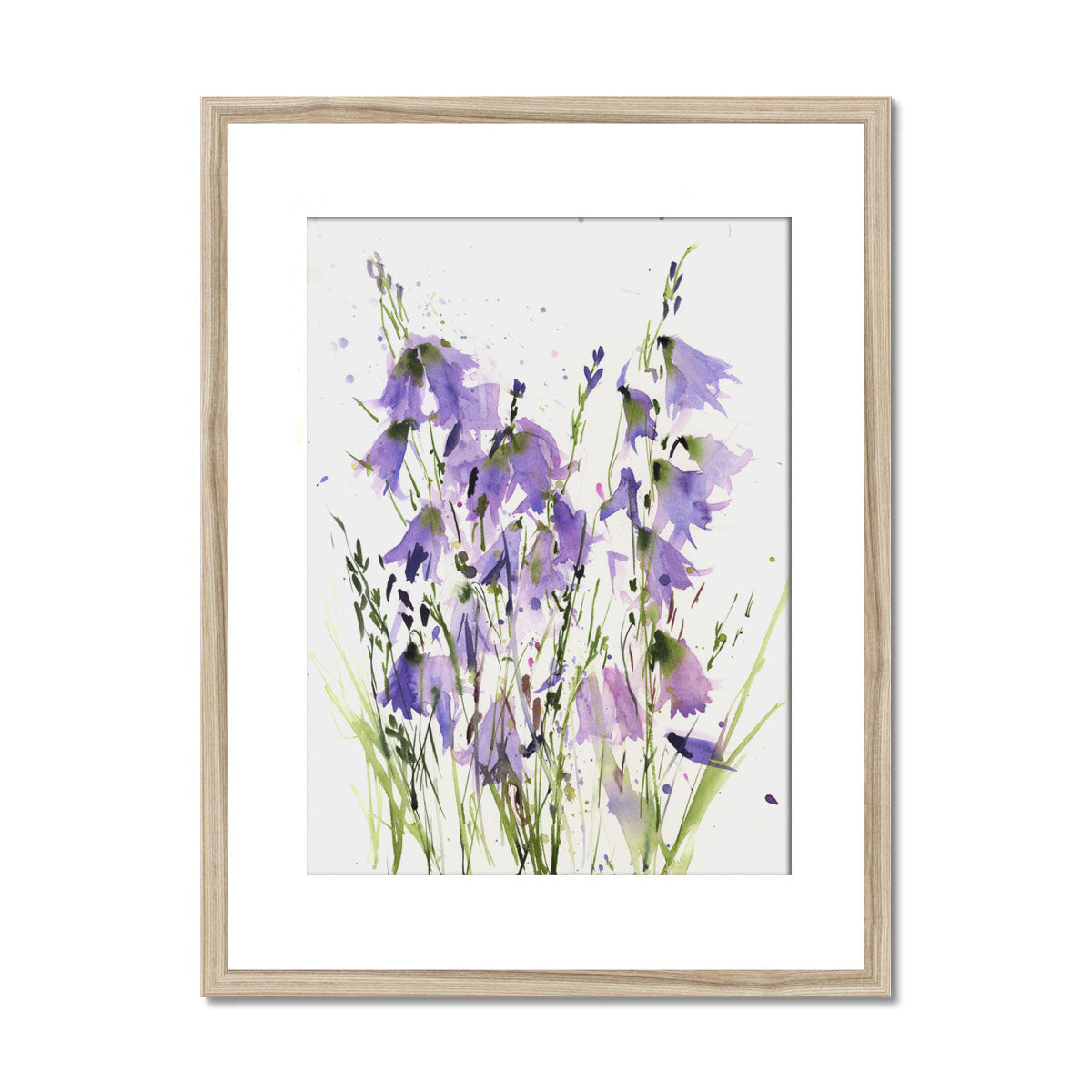 Original watercolour painting "Harebells"