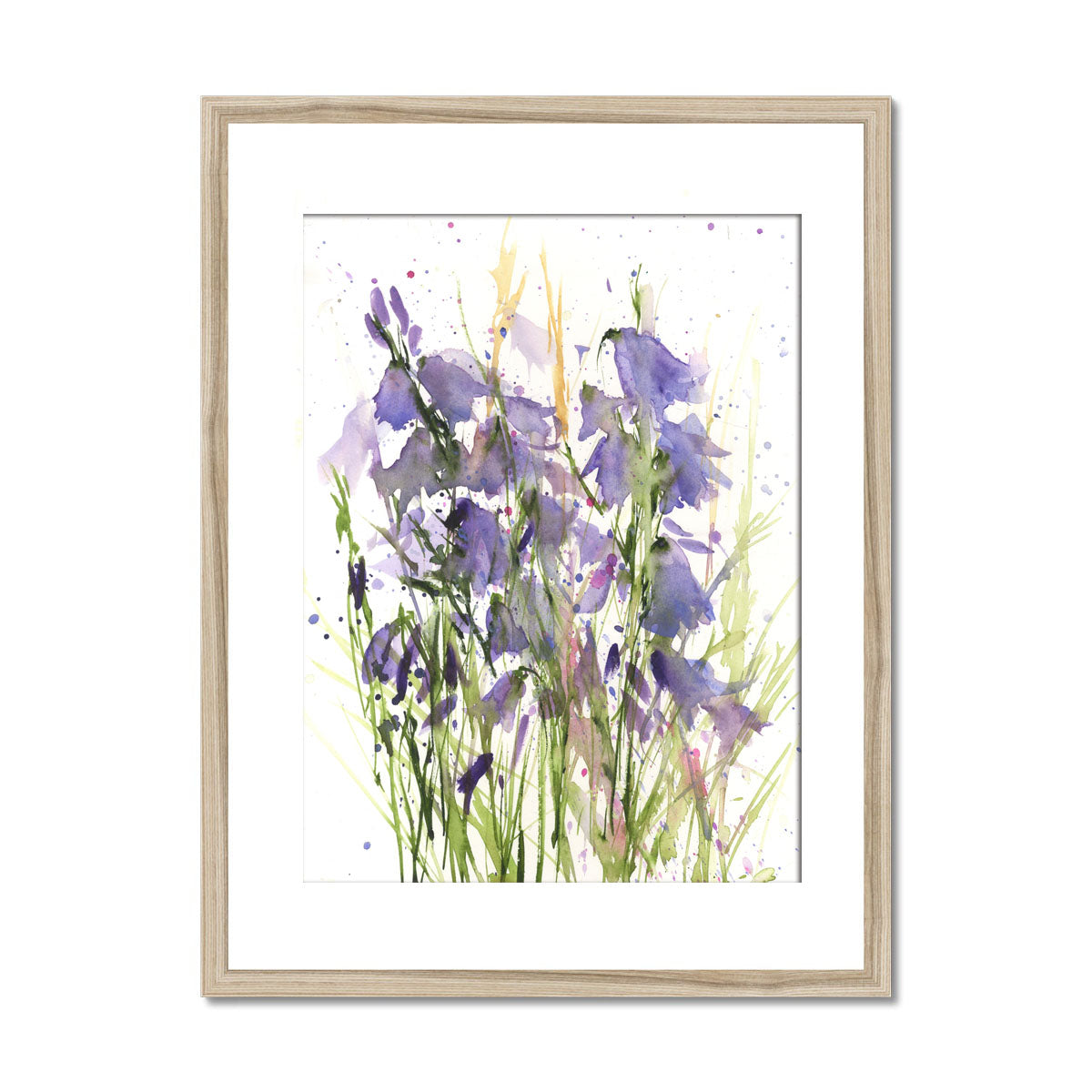 Original watercolour painting "Harebells"