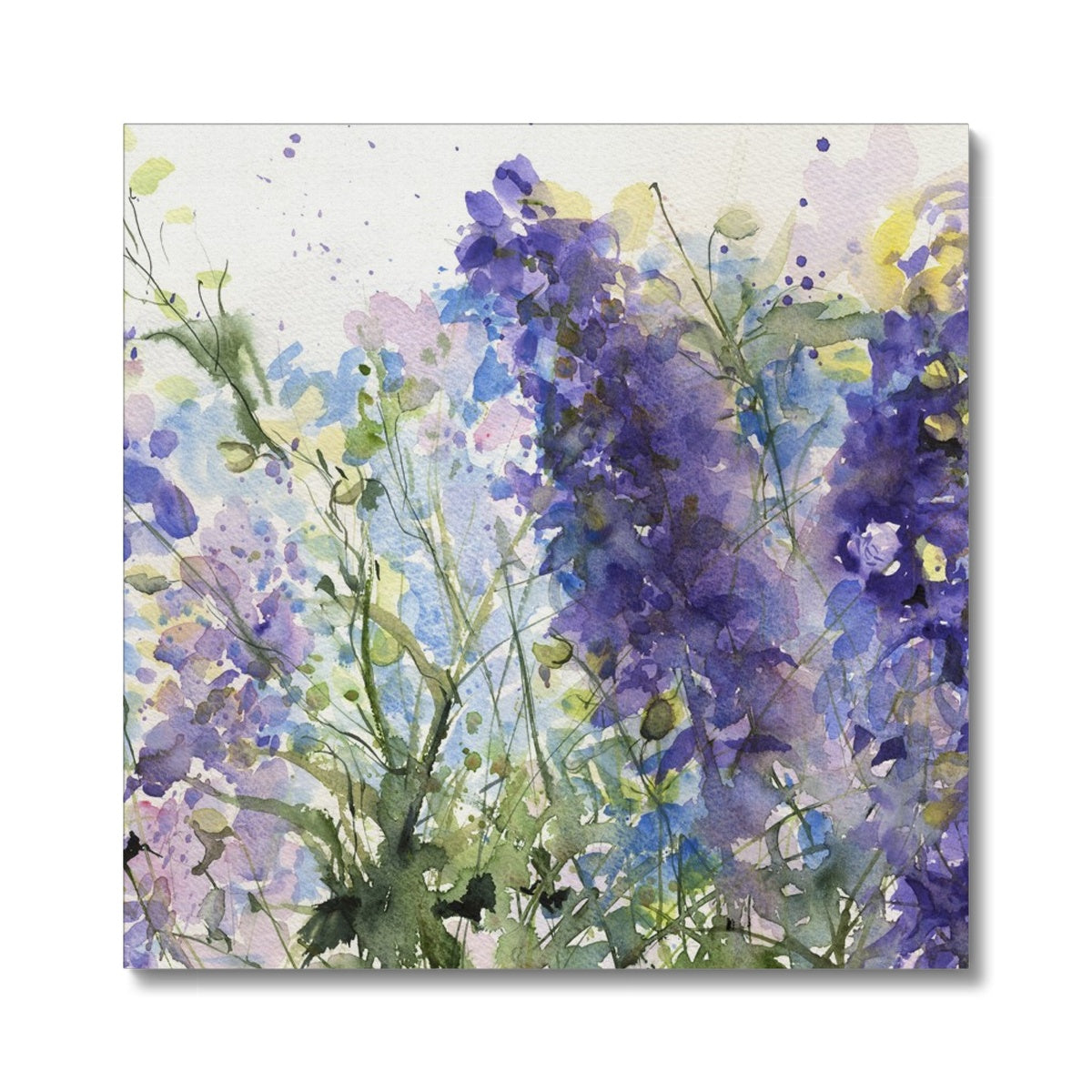 Delphiniums Canvas - Jen Buckley Art limited edition animal art prints