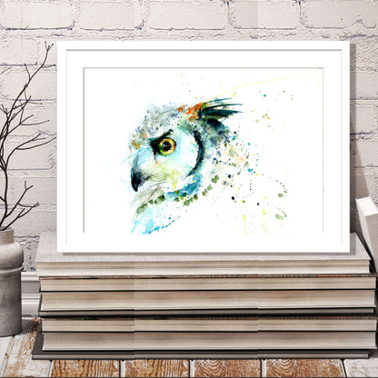 JEN BUCKLEY signed LIMITED EDITON PRINT of my original Long eared OWL - Jen Buckley Art limited edition animal art prints