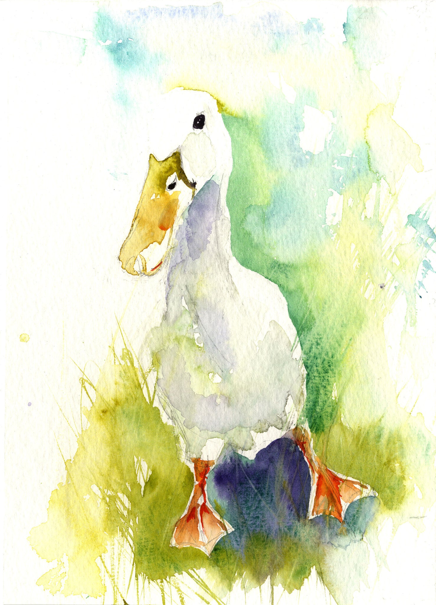 limited edition print little DUCK – Jen Buckley Art