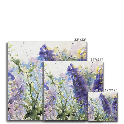 Delphiniums Canvas - Jen Buckley Art limited edition animal art prints